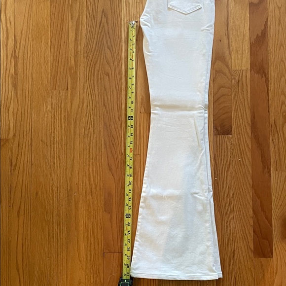 Hudson Holly High Rise 5 Pocket Flare, White - Picture 8 of 11